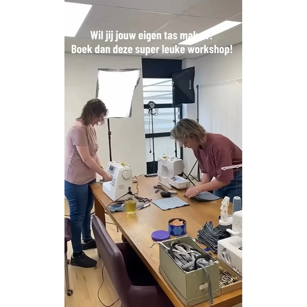 Workshop zelf een tas maken van oude jeans